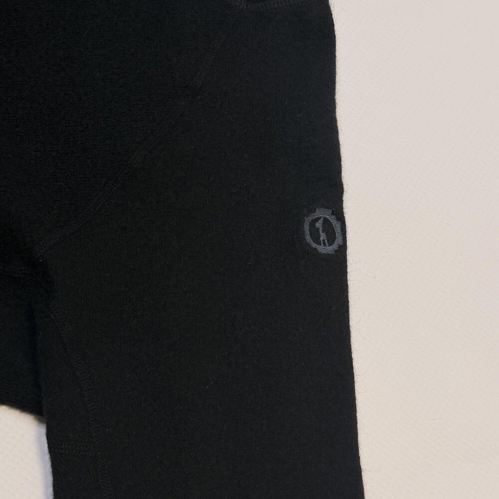 Paka Sweater Womens XL Black Royal Alpaca Merino Crewneck Thumbholes Pullover - Picture 9 of 11